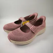 (店+)【SKECHERS】Skechers 女款Max Cushioning Lite Aura 娃娃鞋 休閒鞋 健走鞋 137466DKRS
