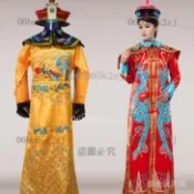 清朝皇帝龍袍服裝皇上皇後格格公主年會反串旂服演出服甄嬛傳古裝 EH74