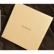 【快樂瞎拼】全新~Mikimoto 御木本 日本皇室御用珍珠品牌  方形珍珠相框  送禮自用皆宜 生日禮 六月生日石珍珠