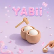 【YaBii】現貨 年糕解壓玩具 搗麻糬按壓神器 舒壓 療癒小物 玩具 鑰匙圈