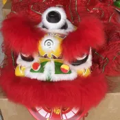 6寸9寸眼國潮舞獅子玩具舞獅頭幼兒舞蹈表演道具兒童獅子頭3到6歲 Q B A I