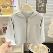 【YAOEENH】80-150CM 男女童冰絲防晒衣 中兒童輕薄透氣防風遮陽連帽外套 現貨 快速出貨