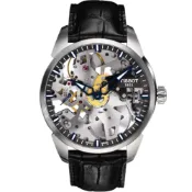 TISSOT 天梭 官方授權 T-Complication Squelette 3D鏤空手動上鍊機械錶  T0704051641100