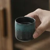 全球選品1館 生活百貨 陶瓷茶杯主人杯飯店家用招待客人杯品茗杯聞香杯直身杯功夫喝茶杯