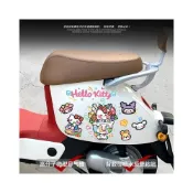 (店+)電動車凱蒂貓HelloKitty卡通塗鴉可愛車身防水裝飾貼紙電腦機箱貼