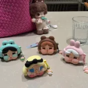 呆萌可愛卡通愛麗絲小兔哭娃耳機套 適用於 airpods 4 Pro 2 保護套 AirPods 1/2/3/4代保護殼