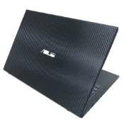 【Ezstick】ASUS X571 X571GT 筆電機身貼｜黑色卡夢紋｜上蓋+鍵盤週圍貼