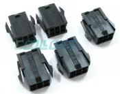 小白的生活工場*PCI-E 6PIN 改裝用電源母座接頭1包5顆(黑色)*