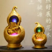 協貿國際日用品生活6館 風水輪球招財進寶魚流水室內轉運擺件時來運轉聚寶盆開業禮品店鋪