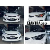 小亞車燈＊全新 現代 ELANTRA 2012 2013 2014 2015 雙功能 光導式 鷹眼 魚眼 大燈 紅惡魔眼