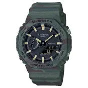 大高雄鐘錶城 CASIO卡西歐 G-SHOCK 野外冒險 軍士迷彩 替換式錶圈/錶帶組 碳纖維核心防護 45.4mm GAE-2100WE-3A｜樂天領券現折★全館特惠中★指定刷卡回饋10%