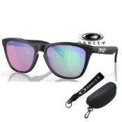 【Oakley】奧克利 FROGSKINS 亞洲版 PRIZM golf 太陽眼鏡 OO9245 E4 霧黑框高爾夫 公司貨(贈OAKLEY扣環)