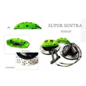 小亞車燈-新 NISSAN SUPER SENTRA NASHIN 世盟 N3 卡鉗 大四活塞 355  煞車碟盤 打洞
