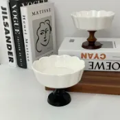 高腳水果盤客廳家用收納盤乾果盤糖果盤茶歇甜品臺茶點佛手柑托盤