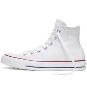 【CONVERSE品牌旗艦店】CTAS 高筒 ALL STAR 休閒鞋 荔枝皮革 男鞋 女鞋 白(132169C)