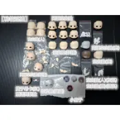 【現貨】sunless秘境巡禮盲盒/眾籌贈品周邊/開眼空白臉+眼/空白臉/水貼/妝面水貼/小扇子/印妝臉 隱藏/雙子吊卡