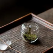 ✨免運可開發票#日式小號透明玻璃醒茶罐茶葉罐 非密封儲茶罐便攜迷你小茶倉