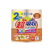 【日本大王】elleair 無漂白超吸收廚房紙巾(100抽/2入)