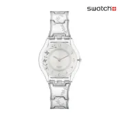 Swatch CLIMBER FLOWERY 超薄手錶/瑞士製造 SS08K100G (34mm)【官方旗艦店】