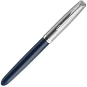 【PARKER】派克 51復刻版 銀蓋藍桿 鋼筆