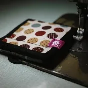 點點簡易型防水皮夾 Polka dots wallet