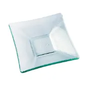 (店+)【Natura】四方碟 17cm 1入 Talos系列(玻璃盤 點心盤 甜點盤)