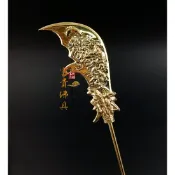 【富貴佛具】關聖帝君 關刀 關公／銅刀／神明法器 銅關刀 文衡聖帝 關公刀 偃月刀 關公刀 青龍偃月刀 神明用品 神像拿