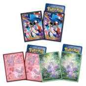 【墊腳石】(限量)POKEMON寶可夢集換式卡牌 超級進化 造型卡套-超級甲賀忍蛙/泡沫栗鼠&奇諾栗鼠/黏黏寶&黏美兒