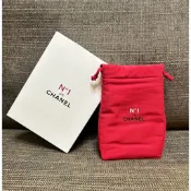 CHANEL香奈兒紅色山茶花隨行收納包/香奈兒ALLURE時尚卡片夾
