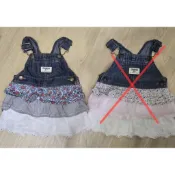 Oshkosh baby 小童 女童 牛仔吊帶裙 牛仔 碎花 小碎花 吊帶裙 蛋糕裙 6m