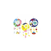 (店+)捕夢網掛飾DIY材料包︱不織布材料包 不織布 兒童手作 親子手作 美勞 幼稚園 安親班 補習班 材料包︱麥手作