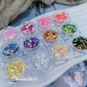 Rainbow Nail💯日本雜誌推薦款夢幻馬眼小米粒亮片 美甲亮片 亮片