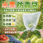 防蟲袋 隔日達✨清倉 水果套袋 防鳥 防蟲 透氣 防蟲網 專用網袋 葡萄 無花果 枇杷 草莓 楊桃 保護袋子 農用果實