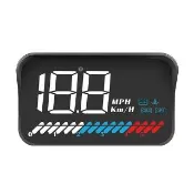 【領先者】M7 白光大字體 3.5吋 HUD GPS+OBD2 雙系統多功能汽車抬頭顯示器