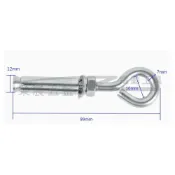 (店+)12mm 304不鏽鋼壁虎掛鉤 膨脹螺絲 壁虎鉤 壁虎 掛勾 吊環 膨脹螺絲掛鉤 不鏽鋼壁虎 掛鉤 吊鉤壁虎