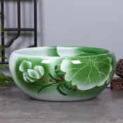 陶瓷魚缸景德鎮陶瓷傢用水缸養金魚缸荷花盆睡蓮碗蓮缸烏龜缸
