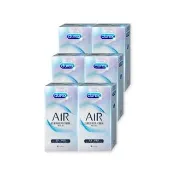 【Durex 杜蕾斯】AIR輕薄幻隱裝衛生套6盒(共48入 保險套/衛生套/安全套/避孕套/避孕)