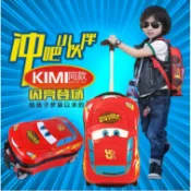 🇹🇼⚡️閃電麥坤🚗兒童後背包書包🎒行李箱拉桿13+18吋組紅色麥坤🚗變形金剛🚖可愛帥氣的兒童旅行✈️一起去旅行卡通行李箱