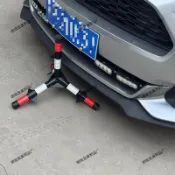 【防衝撞反光帶刺】防爆三角錐阻車器 移動破胎器 路障 幼兒園單位門口 交通錐