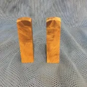 台灣肖楠7分印章閃花7.5*2.1cm正方 1對A1