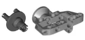 【磚樂】LEGO 樂高 92908+92909 4610377 Steering Portal 淺灰 科技方向機座