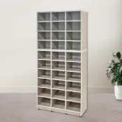 【Miduo 米朵塑鋼家具】2.6尺30格開放式鞋櫃 置物櫃 塑鋼收納櫃 防水塑鋼家具（上下座）