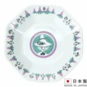 asdfkitty可愛家精品店 asdfkitty*日本製 MOOMIN嚕嚕米的阿金 陶瓷八角盤/炒飯盤/餐盤-正版