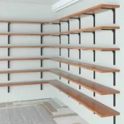 回響小舖 【一字板層架】牆上置物架 層板 書架 電視牆裝飾架 擺件架 壁掛收納架 展示架 實木質感 免打孔安裝 簡約北歐風 客廳臥室書房通用