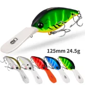 【多魚釣具】海釣 深潛 大型胖子 路亞假餌 浮水 搖滾 12.5CM 24.5G 小胖子 假餌 魚鉤