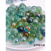 “古早味の店“ 綜合彩色花珠 玻璃彈珠 彈弓 玻璃珠 彈珠 花珠 琥珀 12入大小顆一次滿足 /本店獨賣/ 古早味童玩