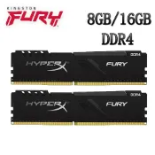 金士頓 HyperX Fury DDR4 RAM 8GB 16GB DDR4 2666MHz 3200MHz 台式機內存