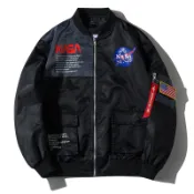 LARGE STORE秋冬款M1防風材質空軍夾克棒球外套 空軍外套 男生外套 教練外套 機車外套 防風外套(YZ966)