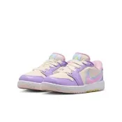 【NIKE 耐吉】運動鞋 籃球鞋 中大童 女鞋 童鞋 JORDAN 1 LOW RM GS 喬丹 低筒 白紫色(IM6668161)