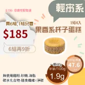 米林香 無麵粉果香系杯子蛋糕4入裝  母親節蛋糕1入7大卡|淨碳0.1g 無澱粉無蔗糖蛋糕 滿足感 草莓煉乳 柳橙 橙蜜